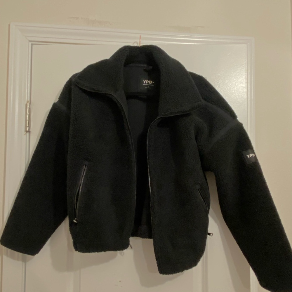 YPB Women's Black Fleece Jacket
